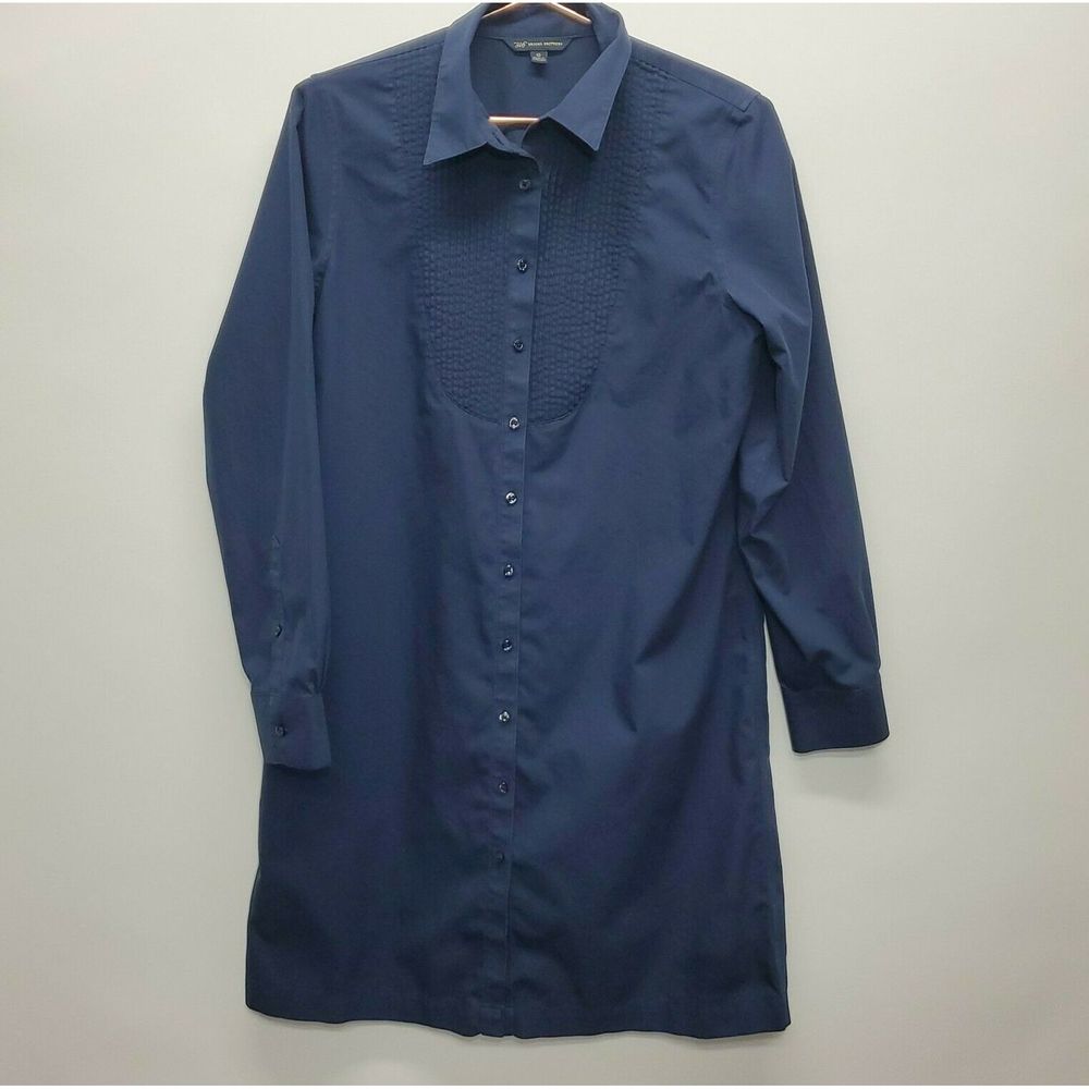 Brooks Brothers 346 Blue Womens shirt Dress